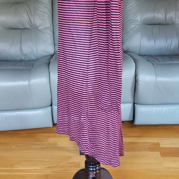 Kain Label Petite Made in USA Striped Maroon Dress - Picture 4 of 11